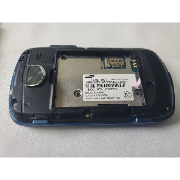 Samsung Brightside SCH-U380 Verizon3G Smartphone Blue 128MB Untested No Battery - Picture 12 of 12